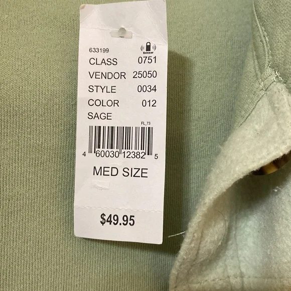 PacSun sage green cropped jacket - Picture 2 of 4